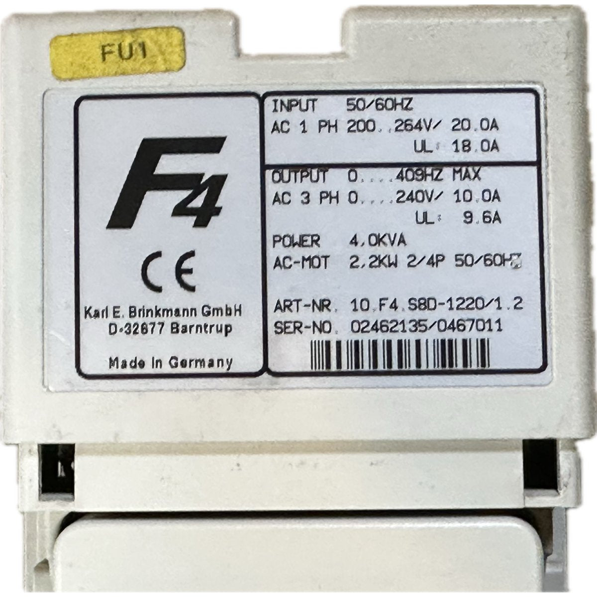 KEB 10.F4.S8D-1220/1.2-4