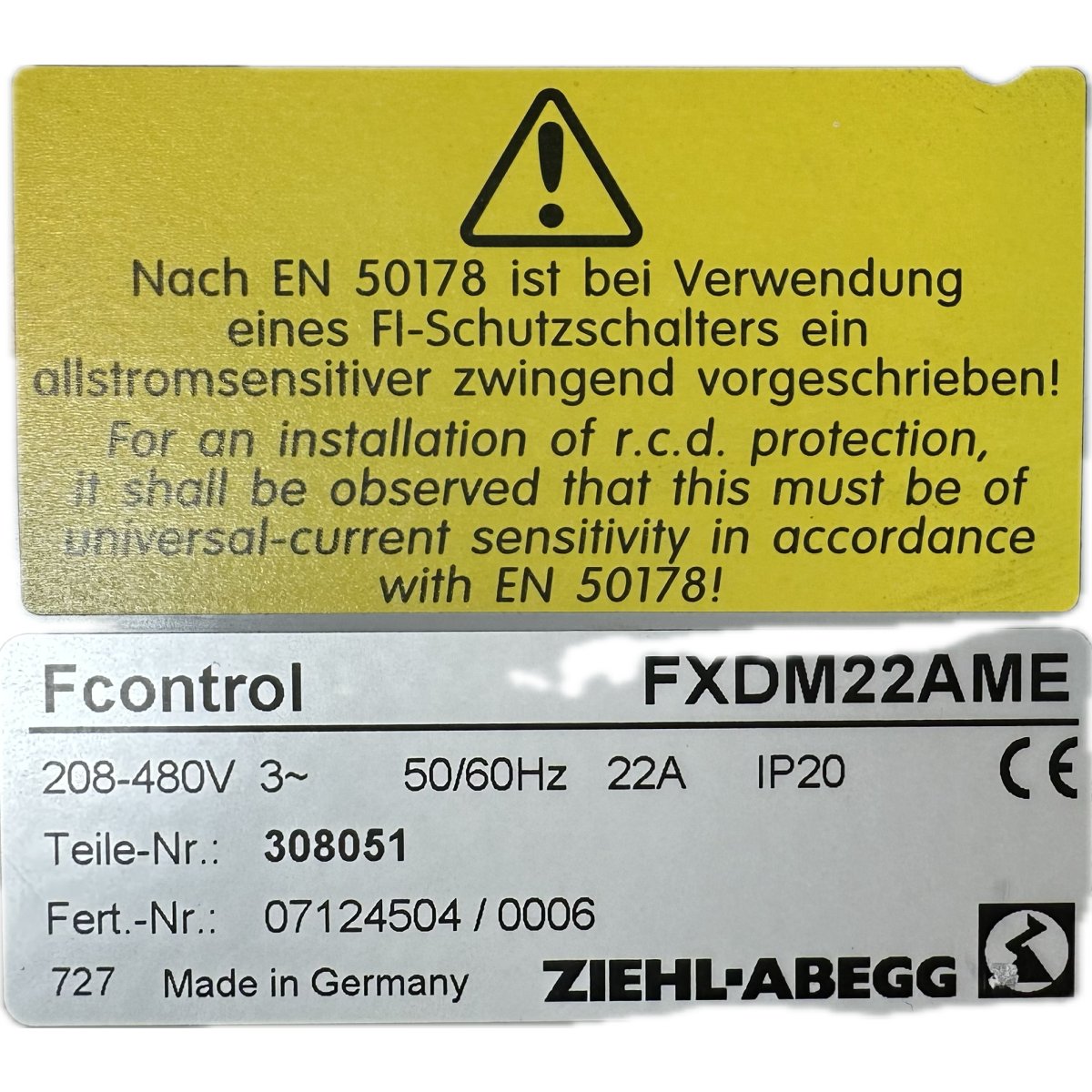 Ziehl-Abegg FXDM22AME-4