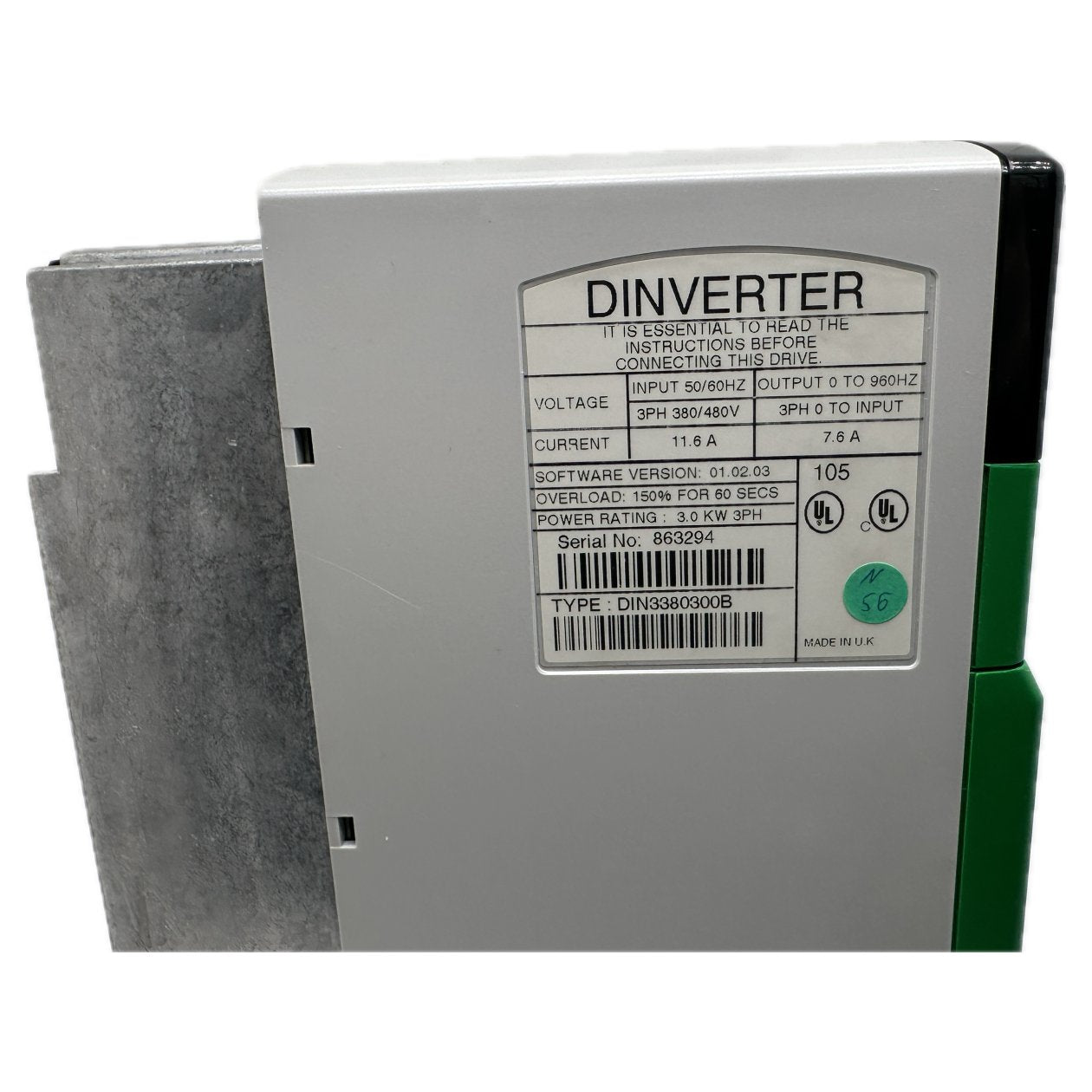 Frequenzumrichter Control Techniques DIN3380300B Karton Beschädigt_5