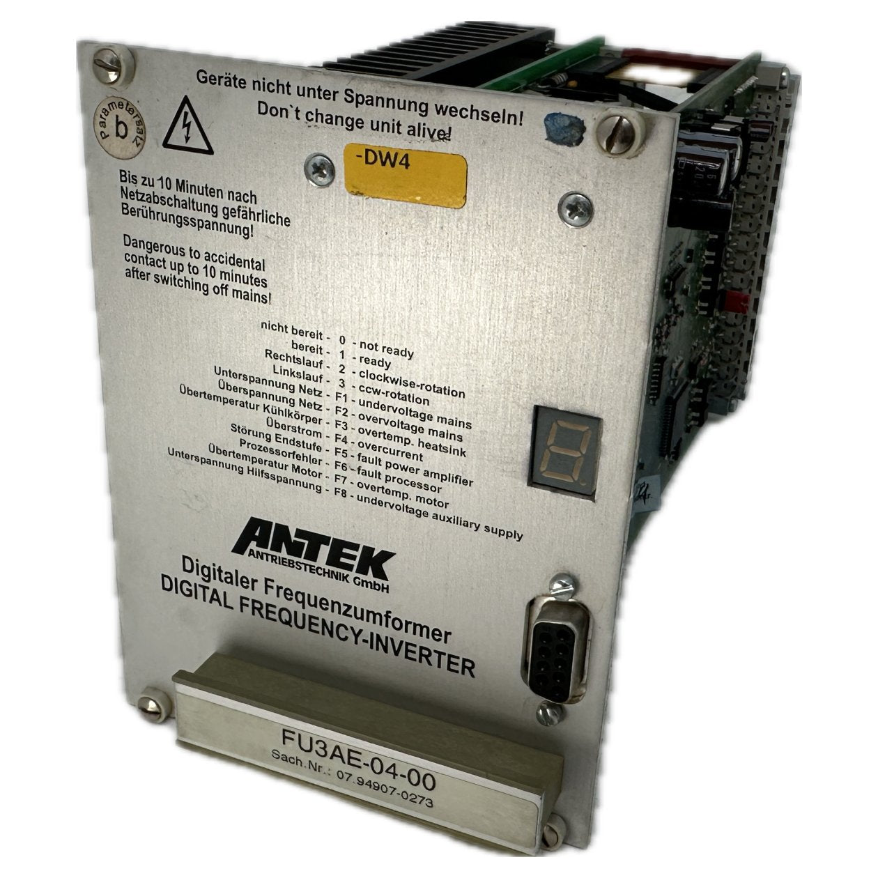 .AJ892 Digitaler Frequenzumformer Antek FU3AE-04-00