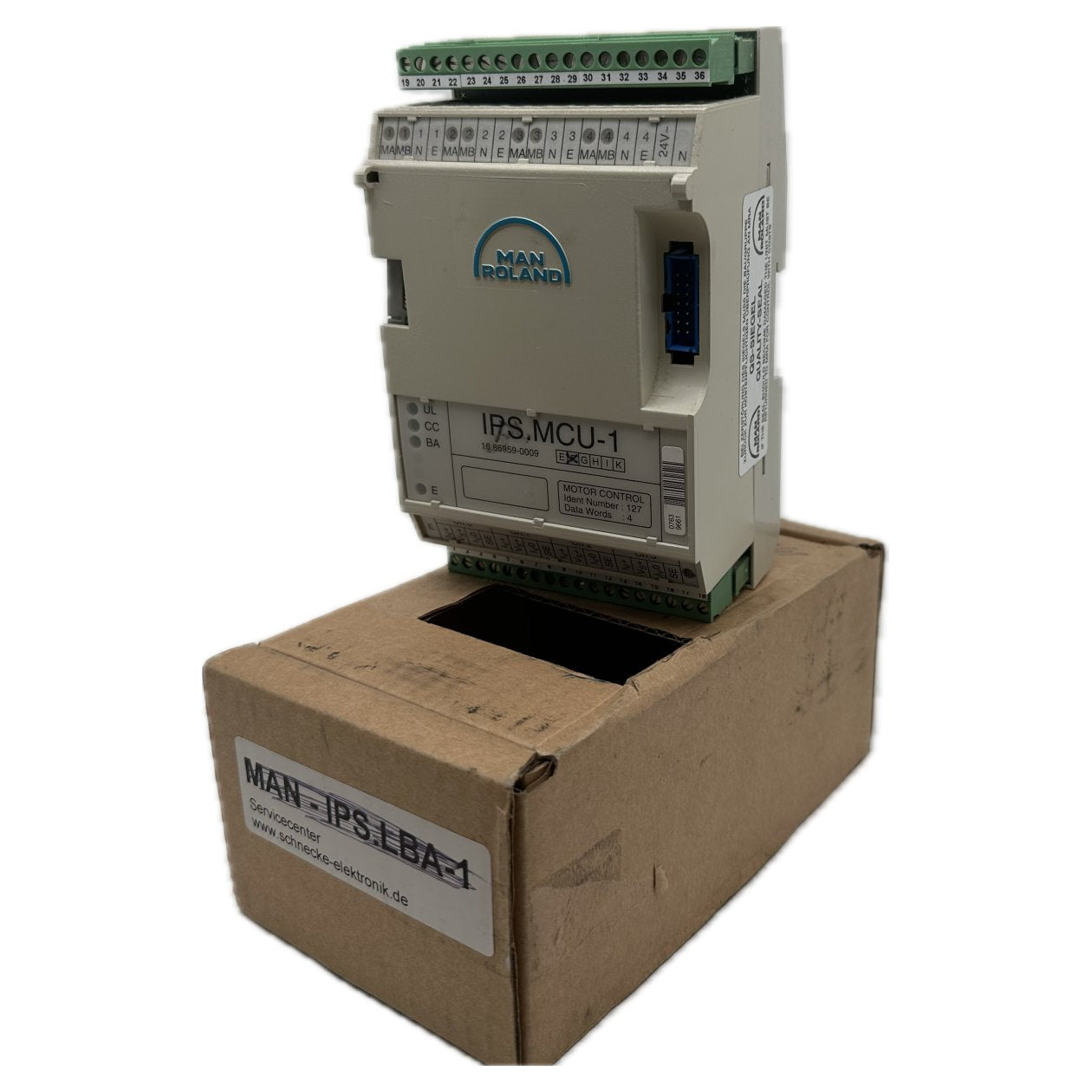 AJ915 Motor Control Man Roland IPS.MCU-1 16.86959-0009 Rev. F