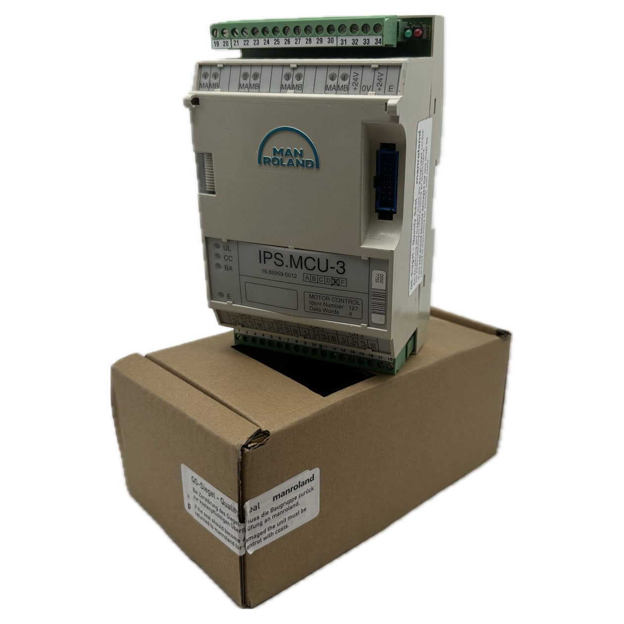 AJ917 Motor Control Man Roland IPS.MCU-3 16.86959-0012 Rev. E