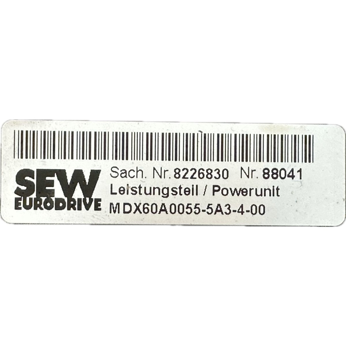 SEW MDS60A0055-5A3-4-0T-3