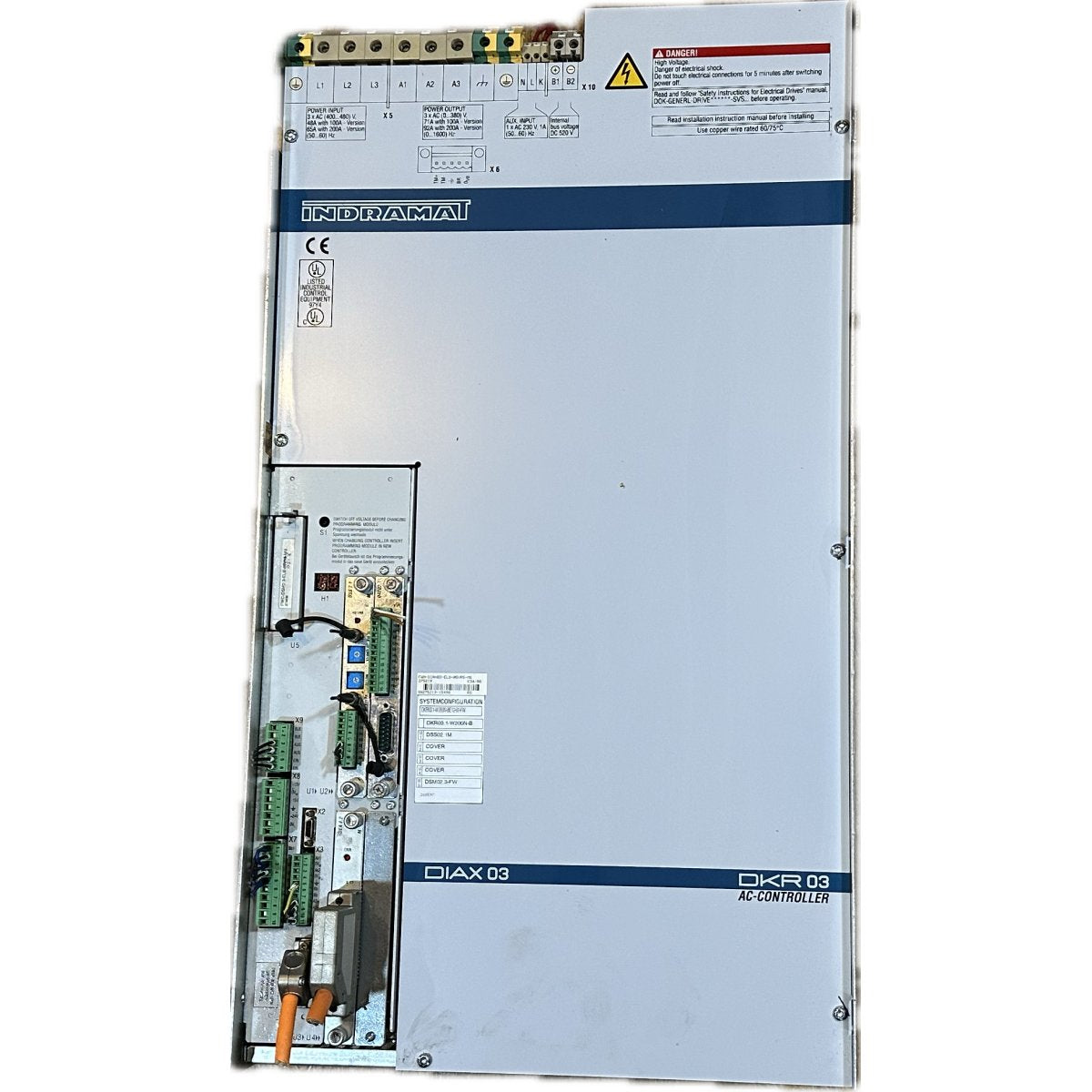 AJ99 Indramat Rexroth DKR03.1-W200N-BE12-01-FW FWA-DIAX03-ELS-05VRS-MS