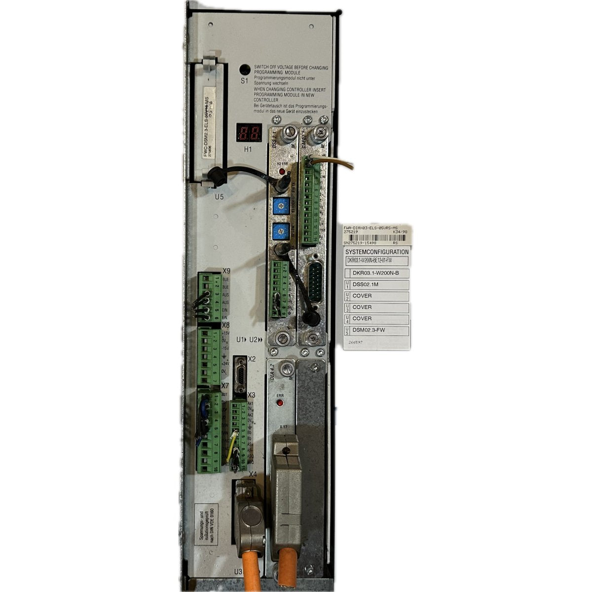 Indramat DK03.1-W200N-BE12-01-FW-3