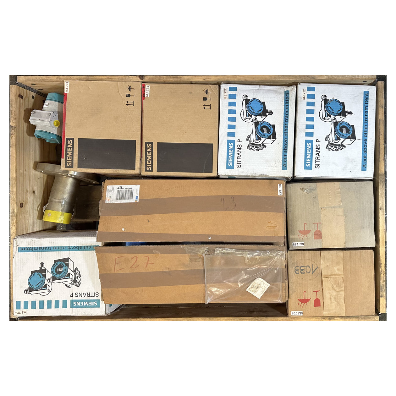 Box MJ119 Set of Siemens Pressure transmitter etc._2