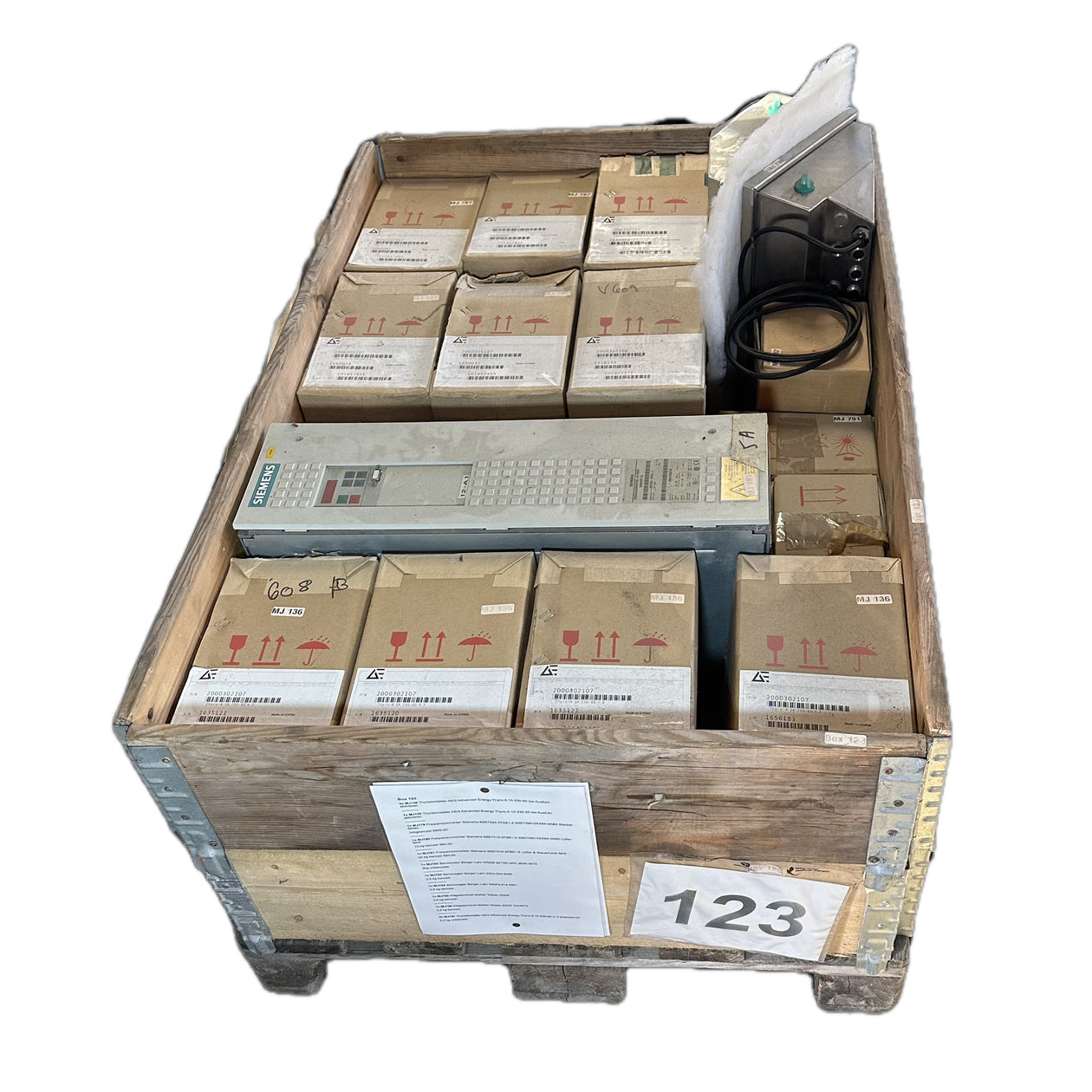 Box MJ123 AEG Thyro-A Siemens Berger Lahr Mettler Toledo Steuertechnik