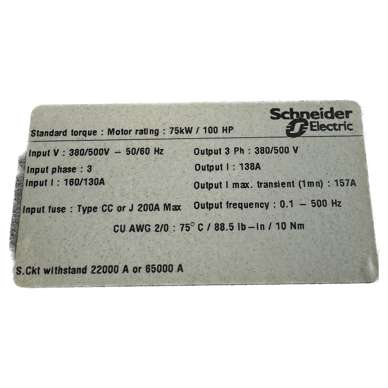 DJ109 Telemecanique ATV58HD79N4_2