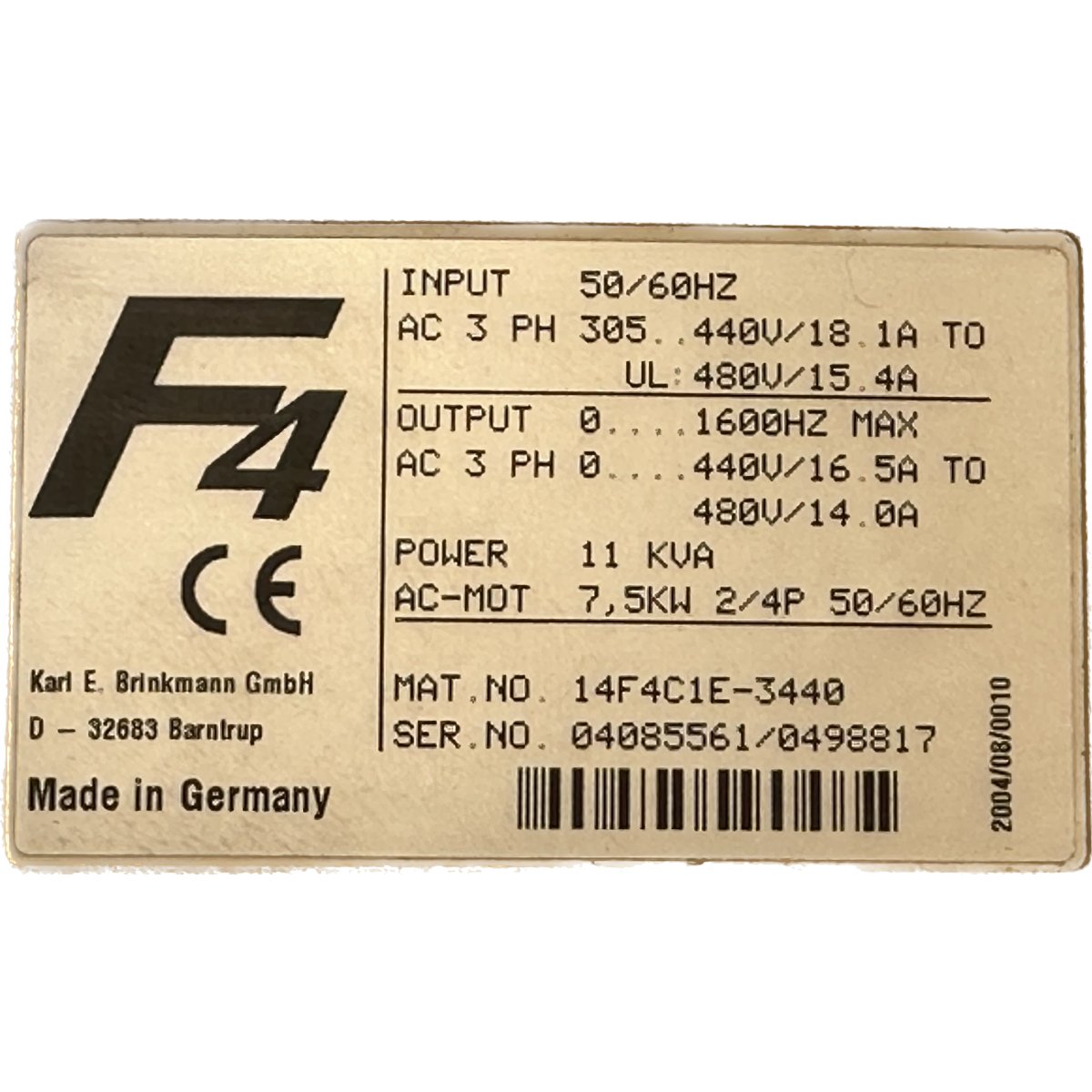 KEB 14.F4.C1E-3440-4