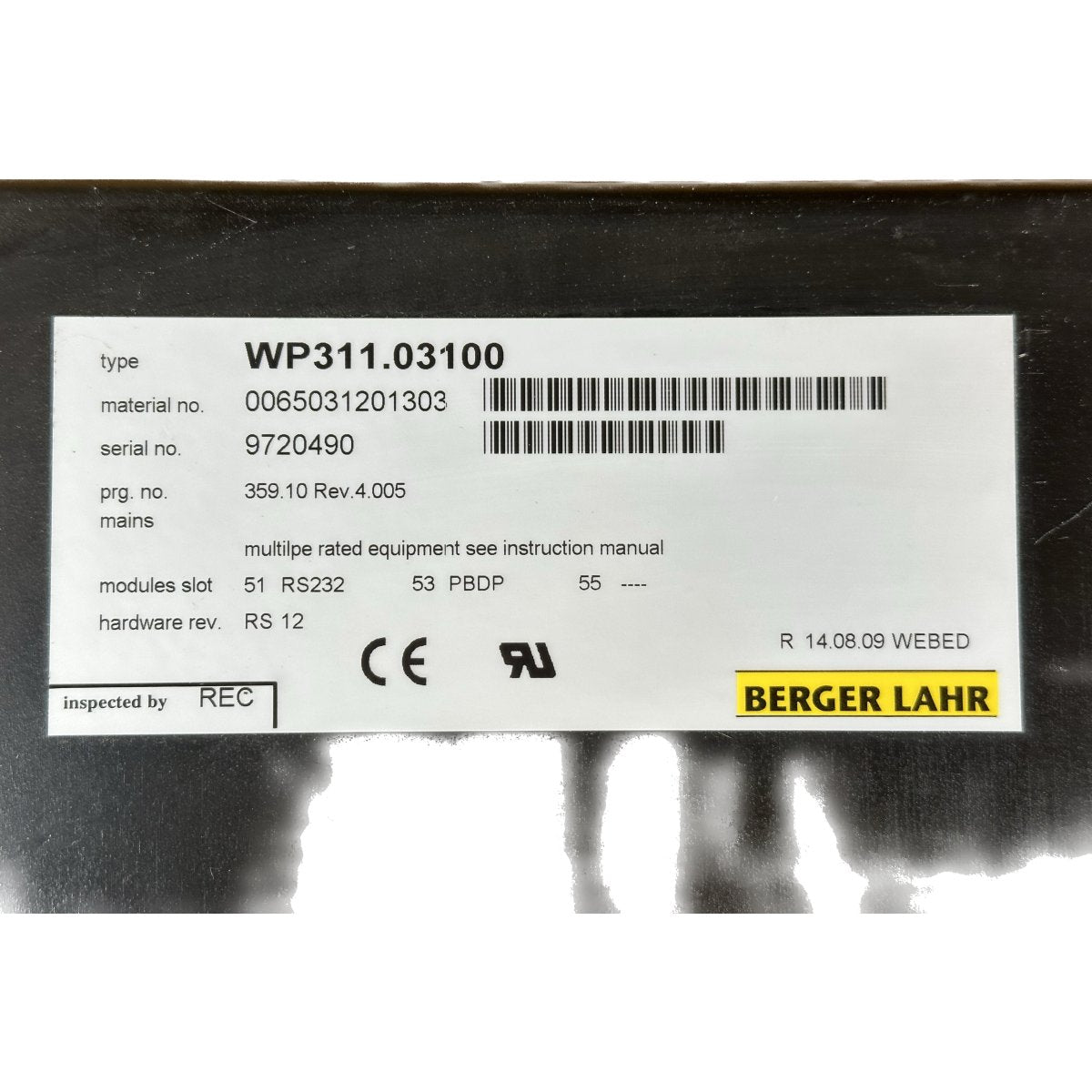 Berger Lahr WP311.03100-4