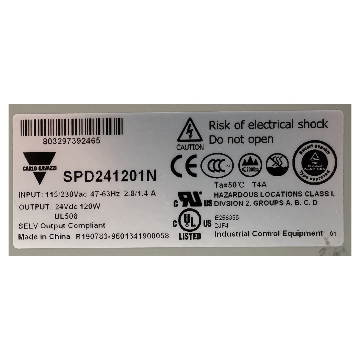 DJ541 AC/DC Converter Carlo Gavazzi SPD241201N_4