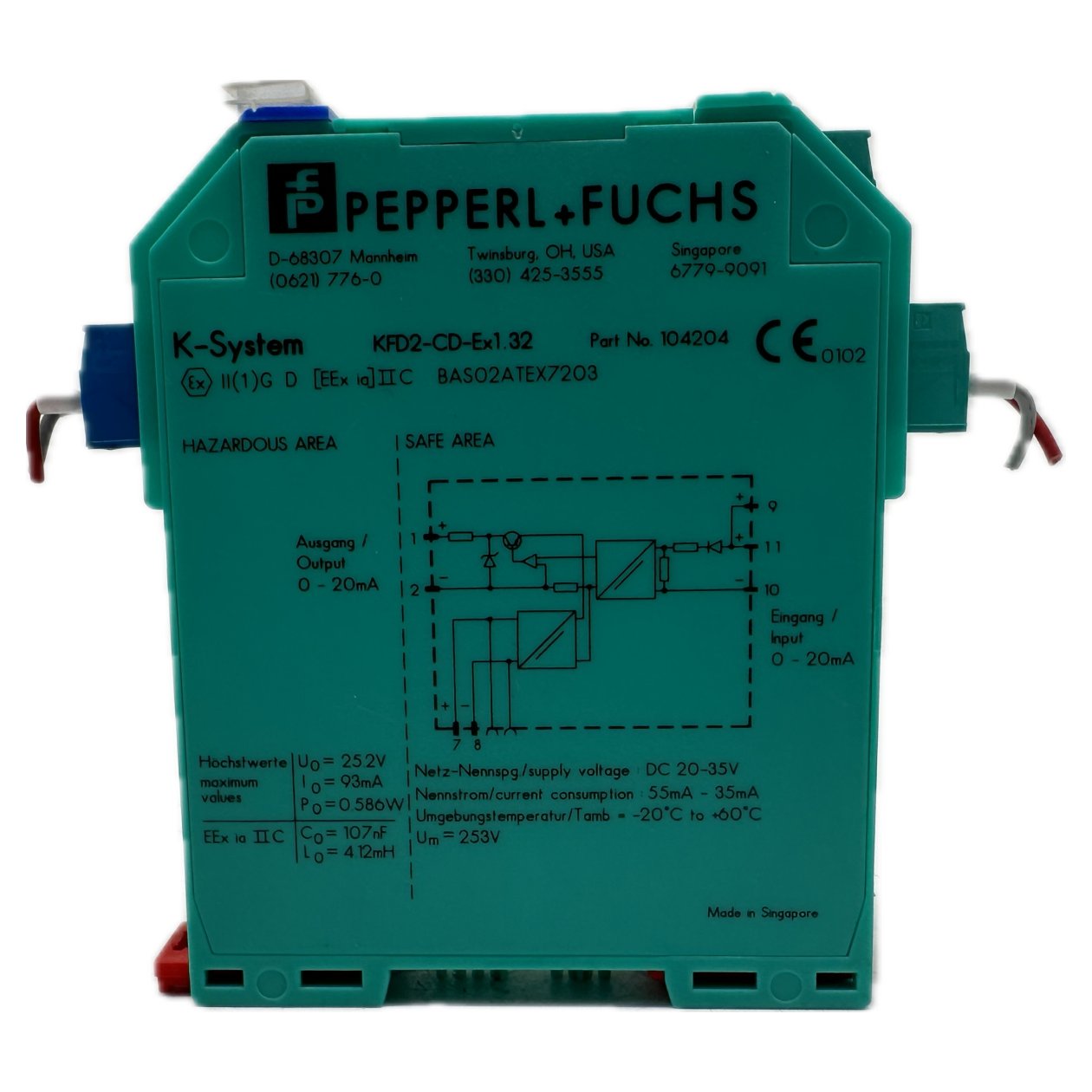 DJ606 Posten 4 Stück Trennschaltgerät Pepperl Fuchs KFD2-CD-Ex1.32_4