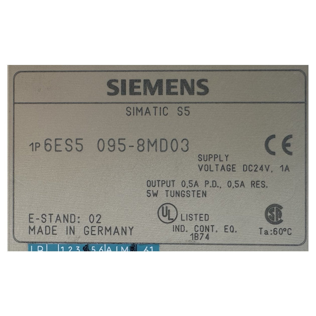 DJ656 Stromversorgung Siemens 6ES5095-8MD03 Simatic S5 E2_3