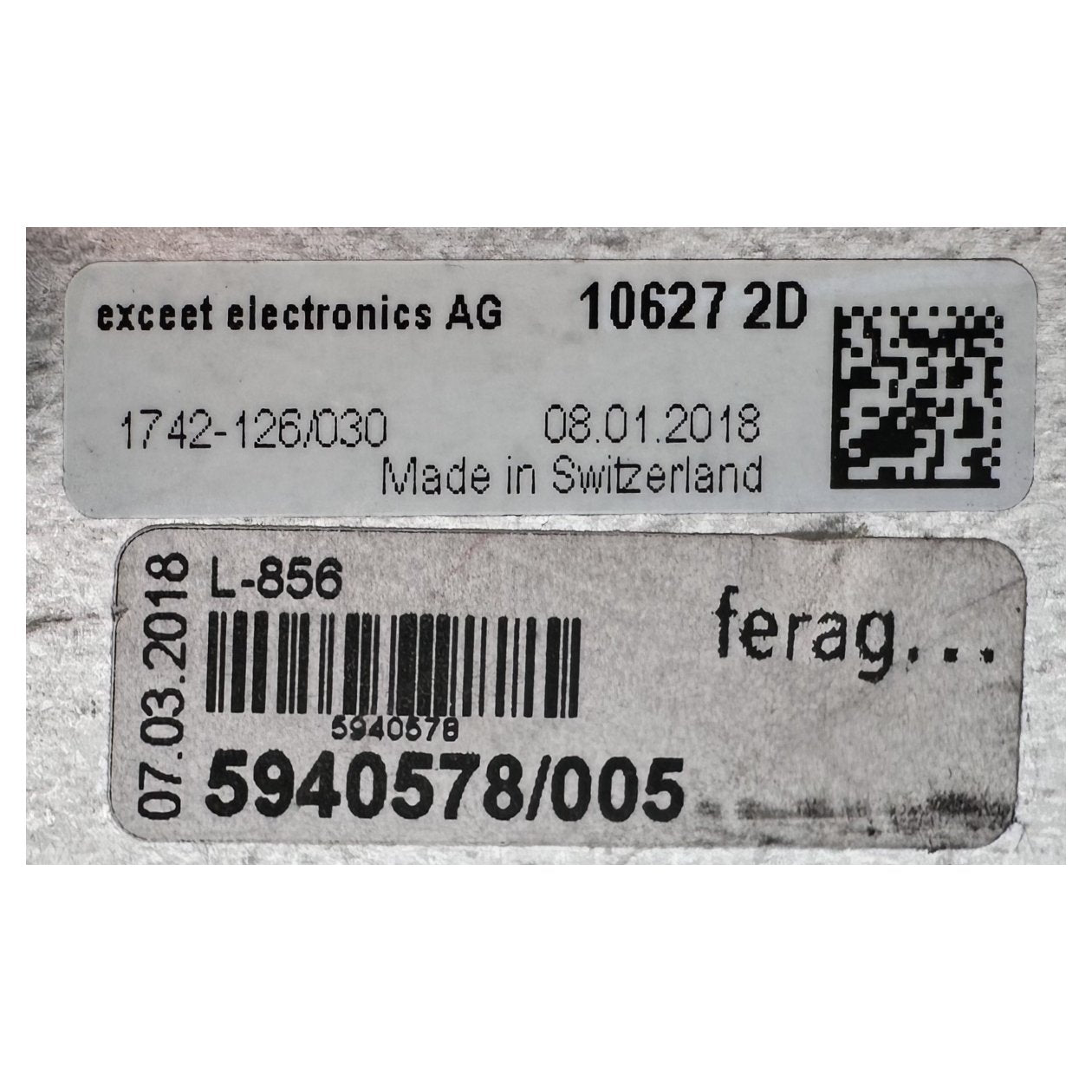 DJ97 PC-Basis I/O Digital Exceet 10627 2D Ferag 5.940.578 5940578/005_4