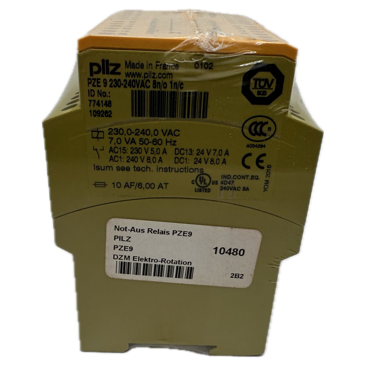 Not-Aus Relais Pilz PZE9 774148 Versiegelt_3