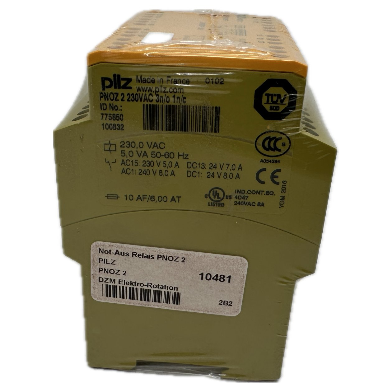 FJ101 Not-Aus Relais Pilz PNOZ 2 775850 Versiegelt_3