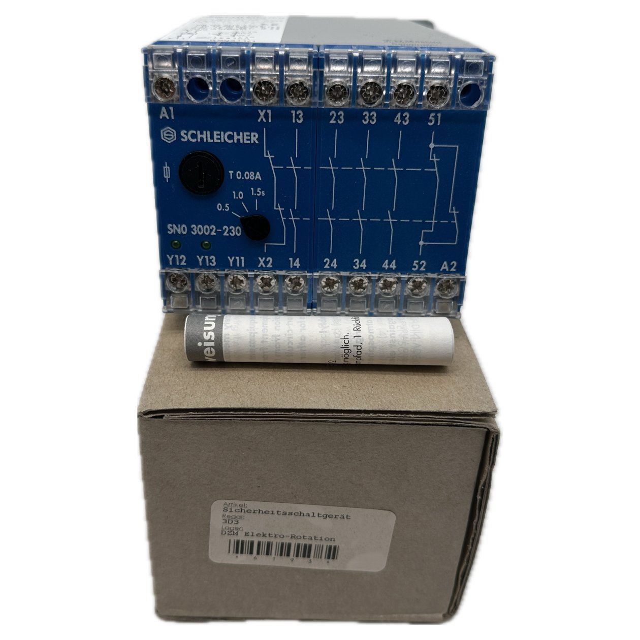 FJ107 Sicherheitsrelais Schleicher SNO 3002-230