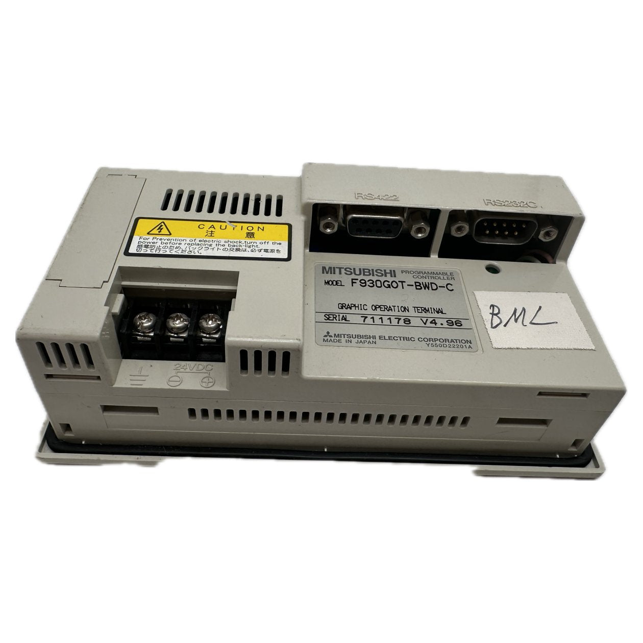 Programmable Controller Mitsubishi F930GOT-BWD-C_3