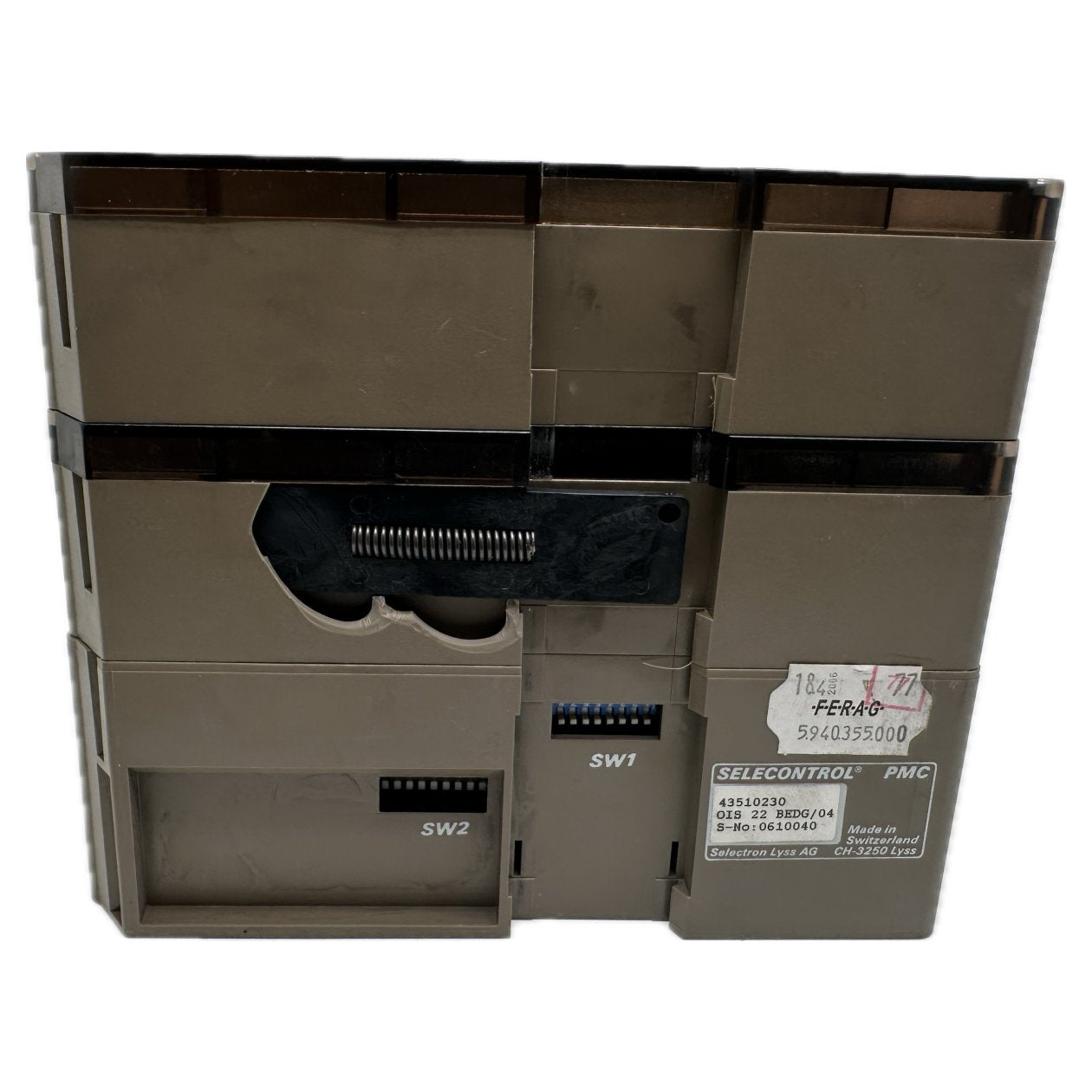 .FJ176 PMC Ferag Selectron OIS 22 BEDG/04 43510230 5.950.355 Gehäuse schaden_3