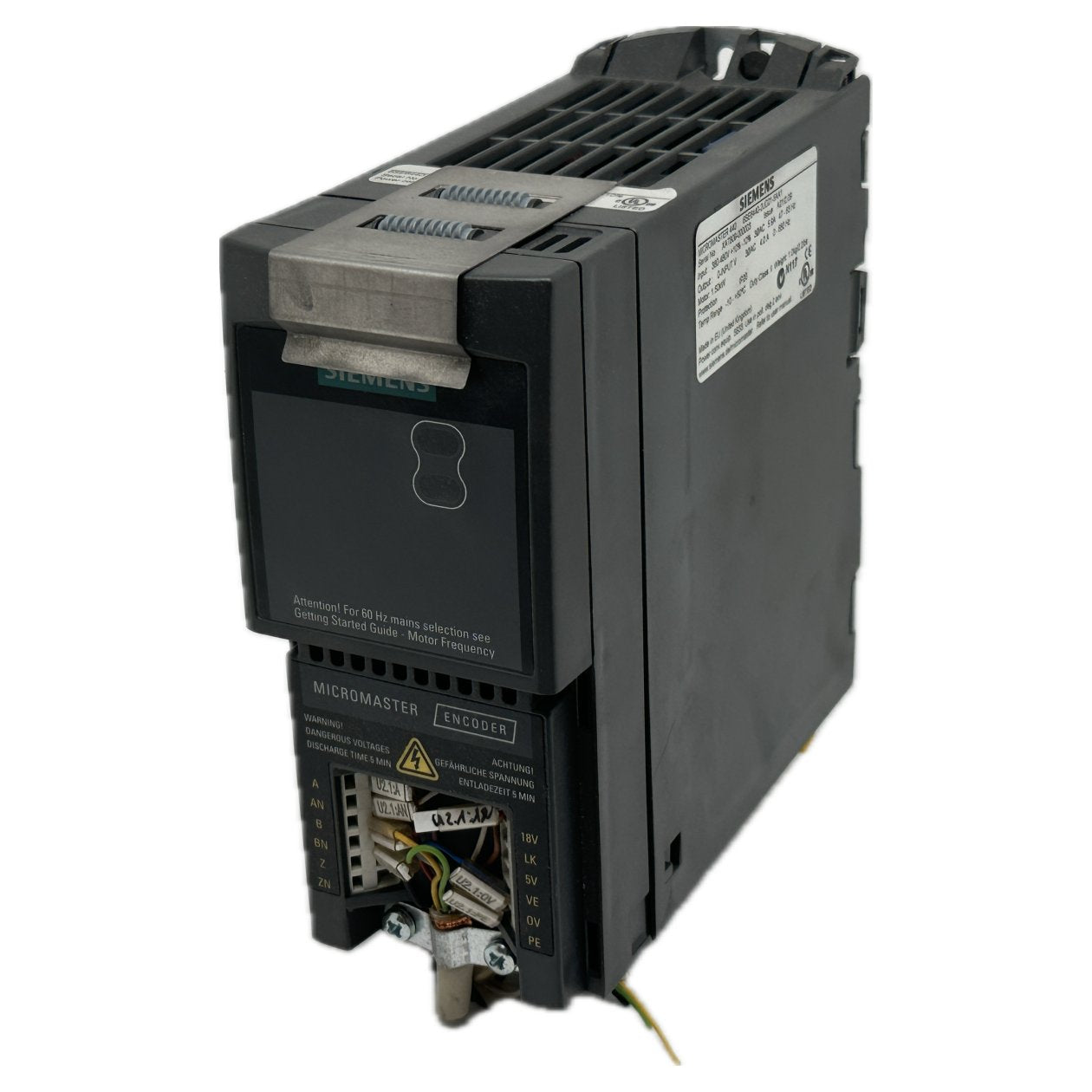 FJ187 Micromaster 440 Siemens 6SE6440-2UD21-5AA1 Klappe fehlt