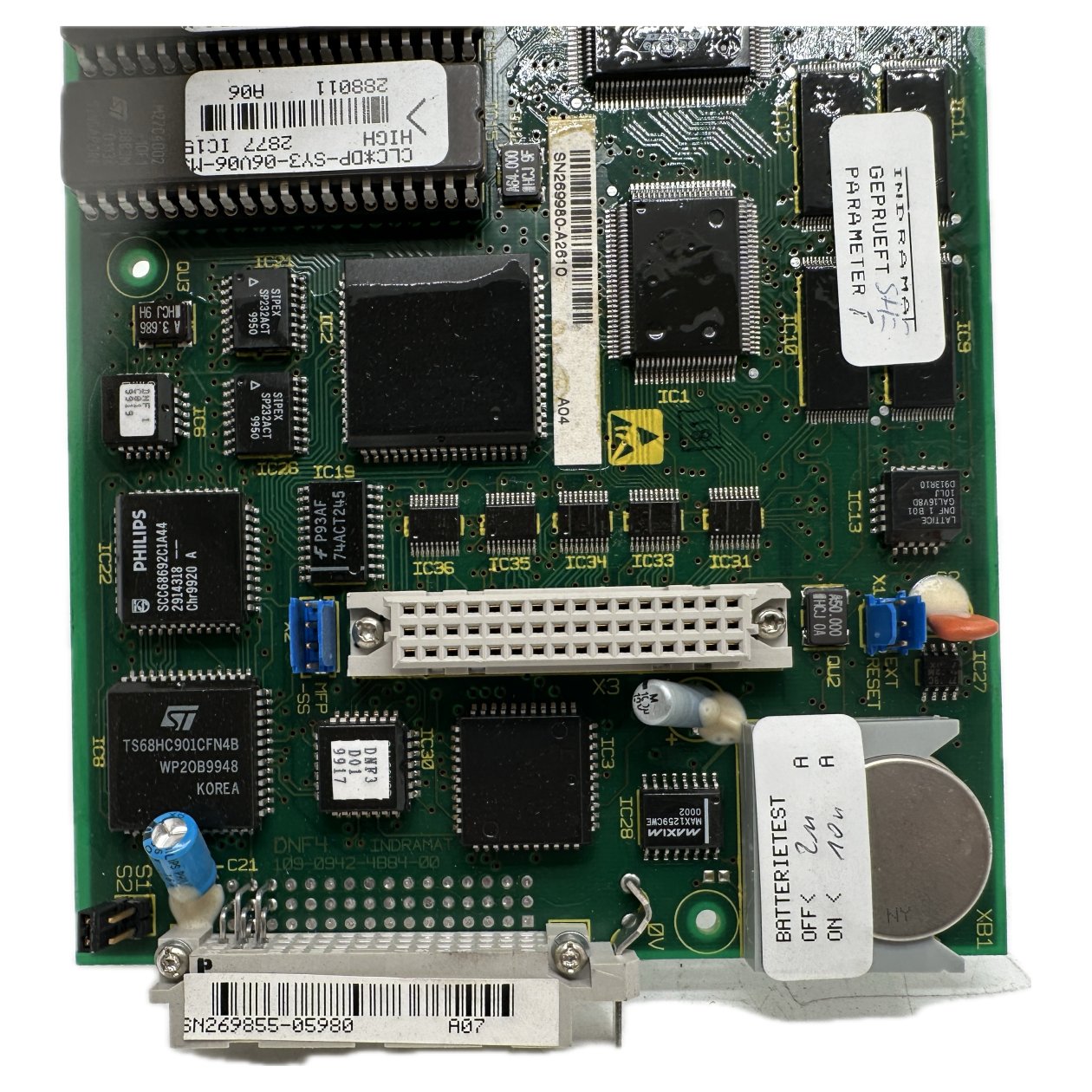 FJ198 Kommunikationskarte Indramat CLC-D02.3 109-0942-4A84-00 DNF4 A04_2