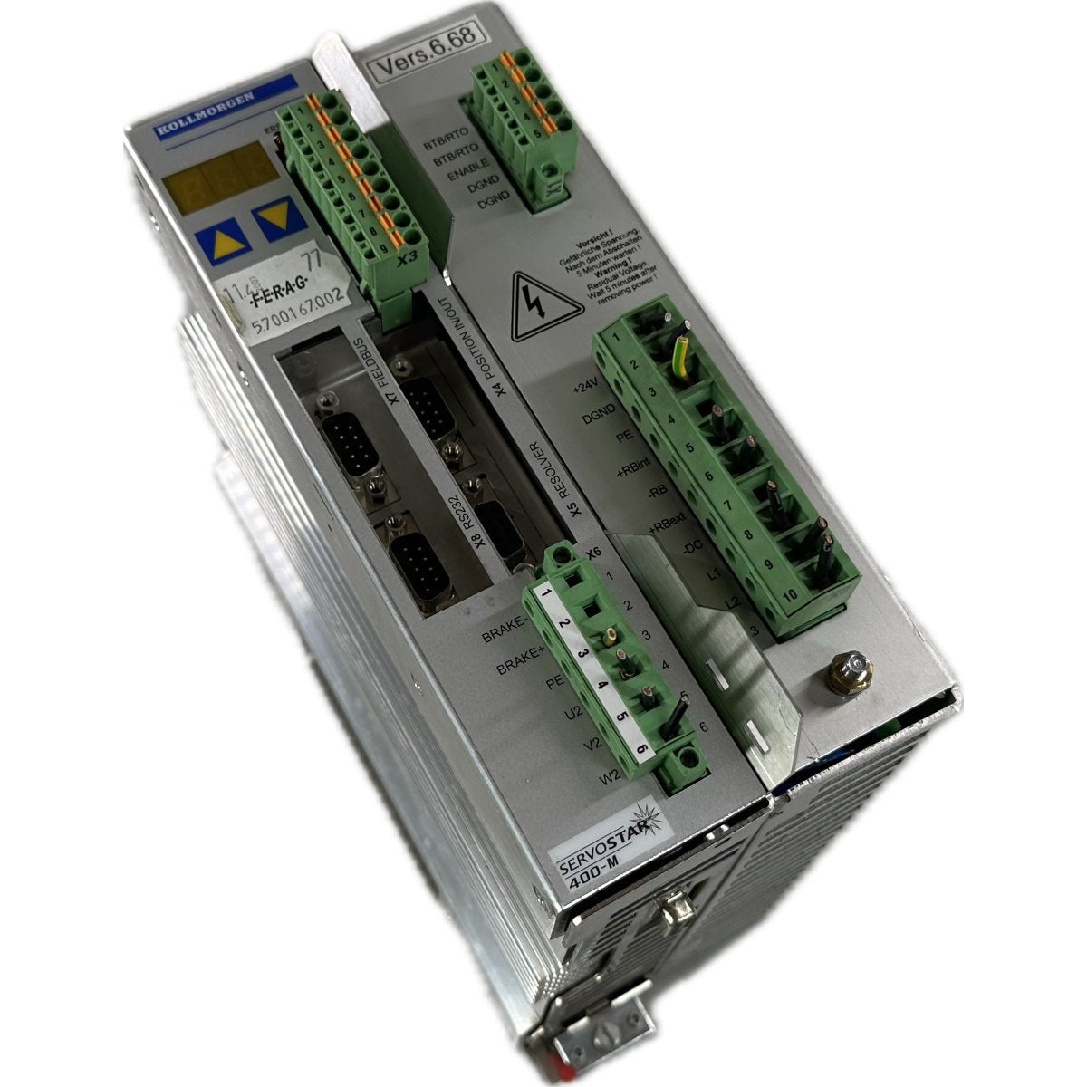 .FJ62 Servo Drive Kollomorgen Fer-Servostar 446M-C S406AM-CA-022