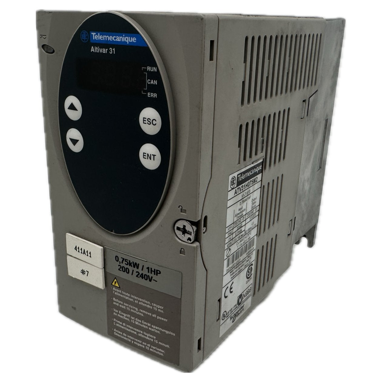 .GJ185 Frequenzumrichter Telemecanique ATV31H075M2 0,75KW