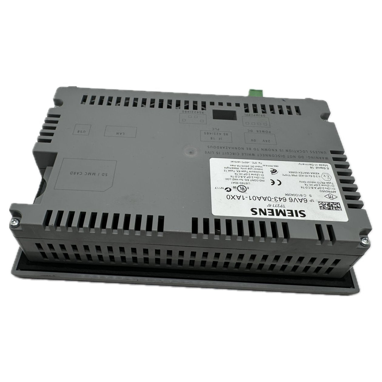 TP277-6" Siemens 6AV6643-0AA01-1AX0 6AV6 643-0AA01-1AX0 E13_3