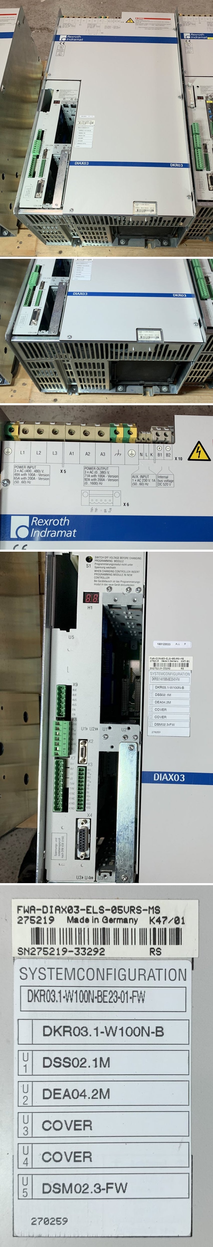 JOK18 Indramat DKR03.1-W100N-BE23-01-FW FWA-DIAX03-ELS-05VRS-MS 275219-33292_2