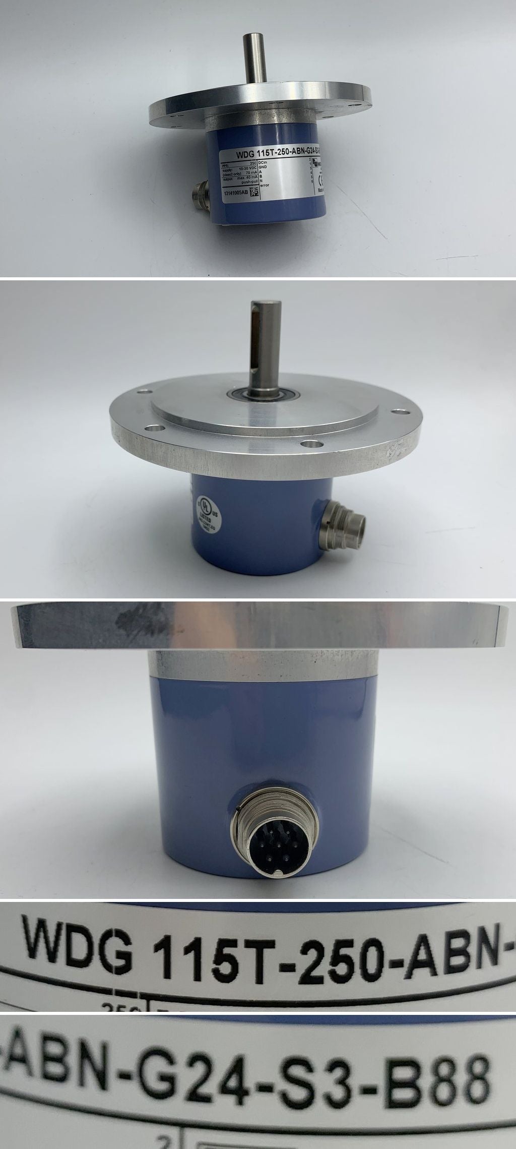 LK1011 Encoder Drehgeber Wachendorf WDG 115T-250-ABN-G24-S3-B88 11mm