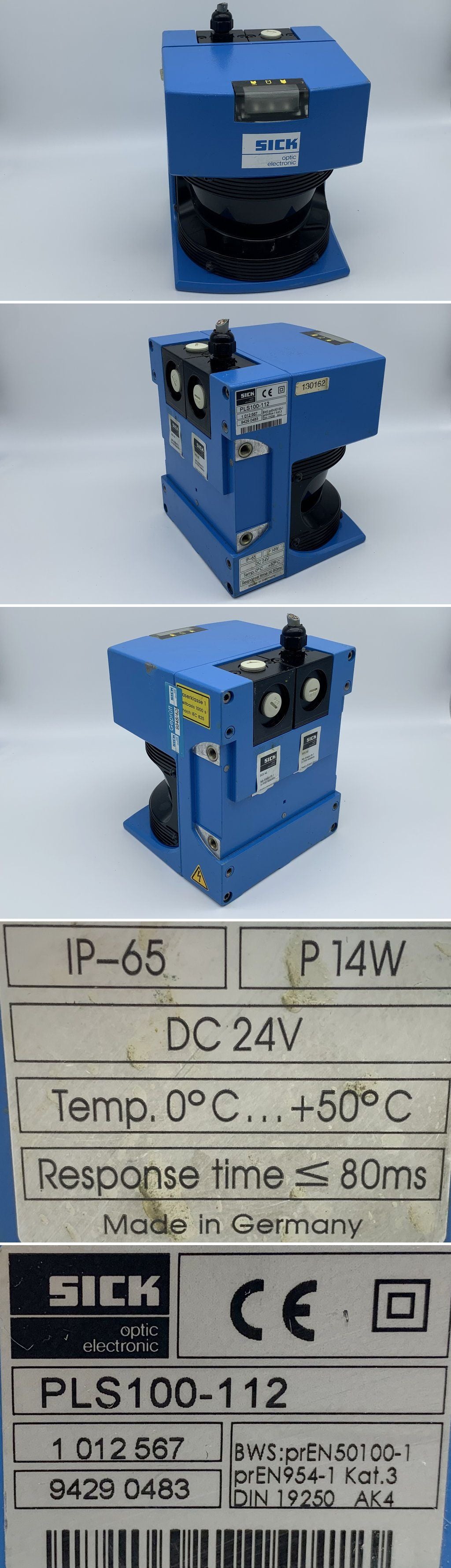 LK1021 Laserscanner Sick PLS100-112 1012567 2 Stecker