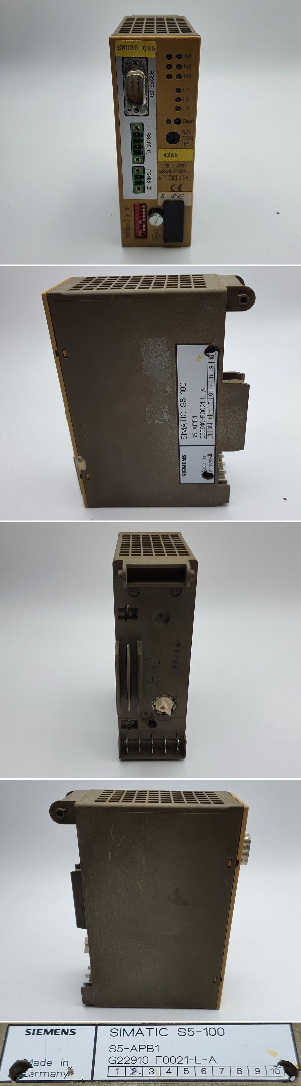 LK104 Siemens S5-APB1 G22910-F0021-L-A Schalterhebel abgebrochen_2