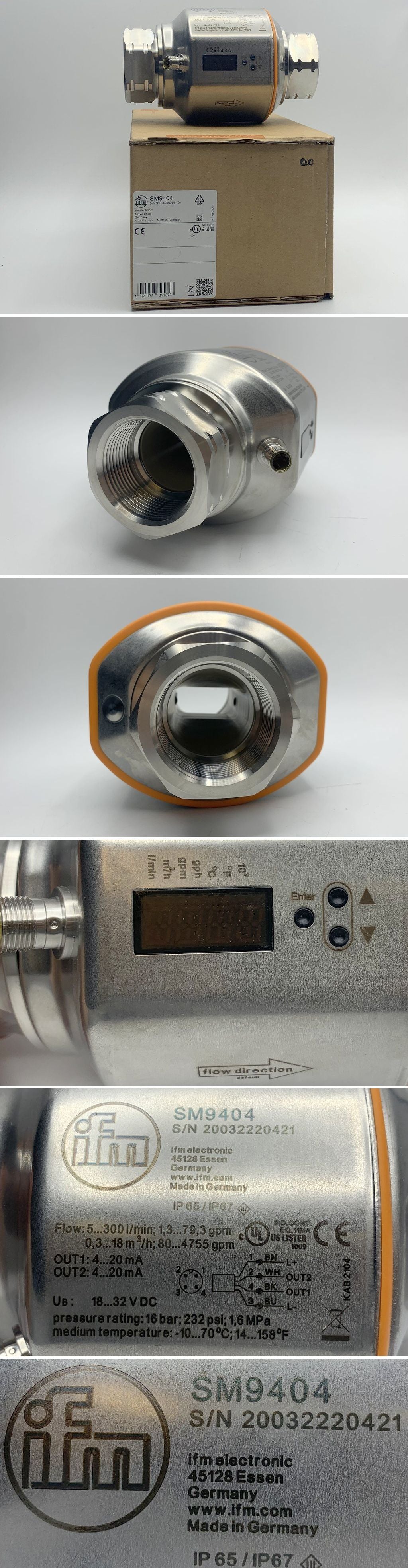 LK1046 Durchflusssensor Ifm SM9404