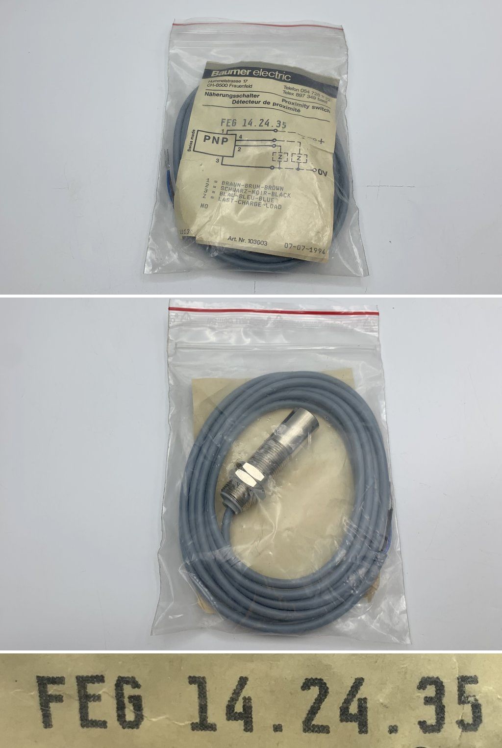 .LK1083 Optoelektrischer Sensor Baumer 14.24.35