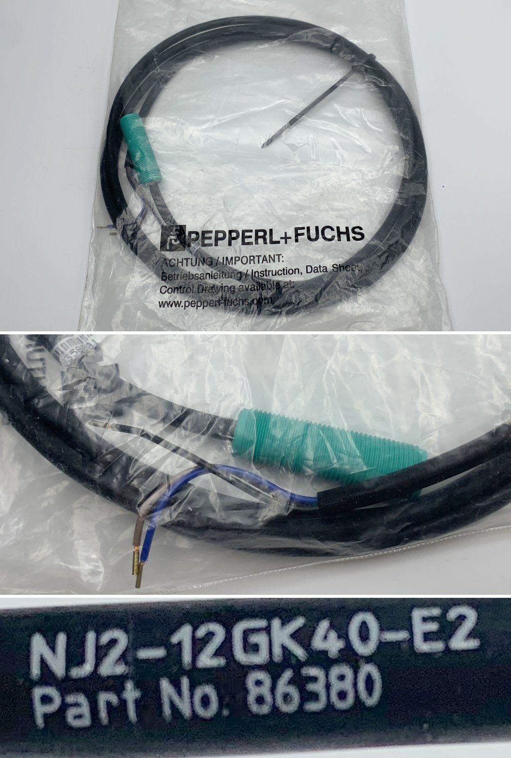 LK1116 Induktiver Sensor Pepperl Fuchs NJ2-12GK40-E2 86380 ohne Zubehör
