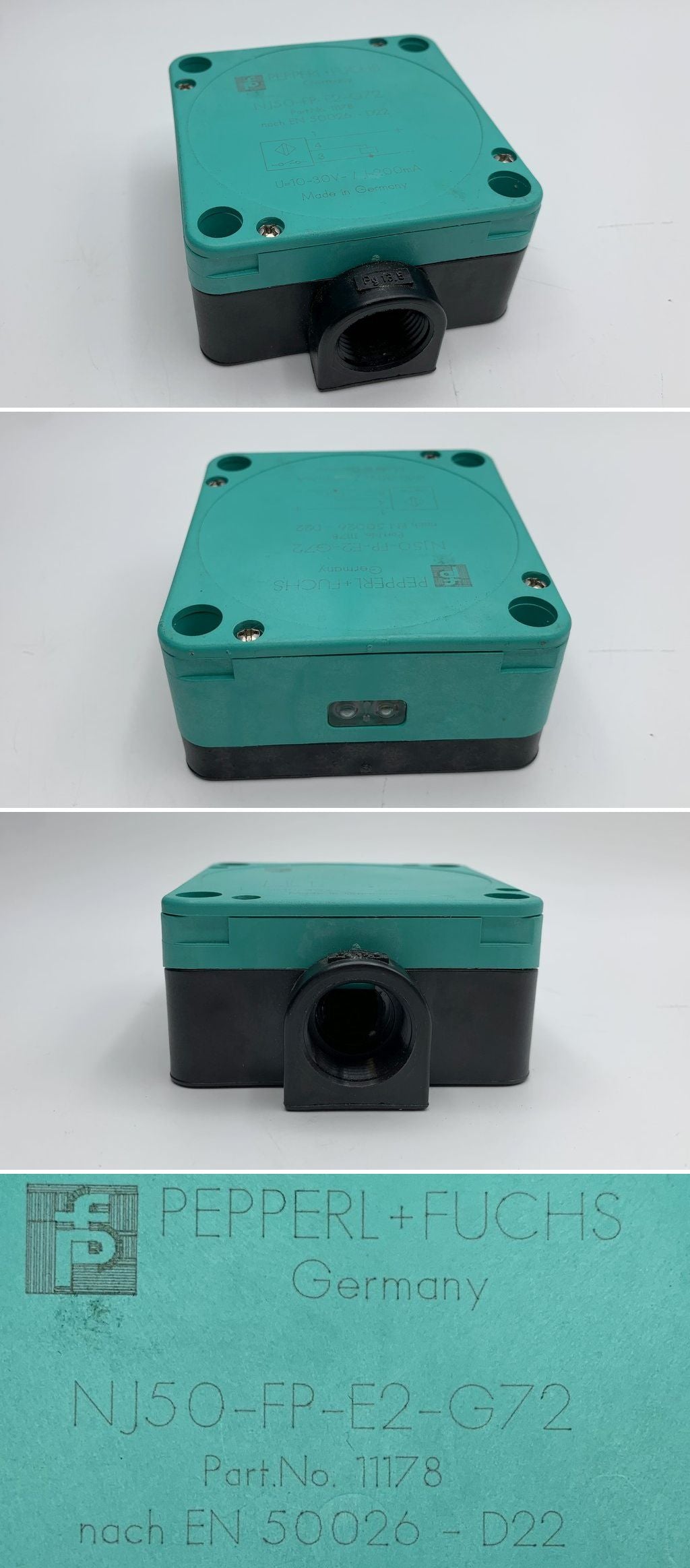 LK1158 Induktiver Sensor Pepperl Fuchs NJ50-FP-E2-G72 11178