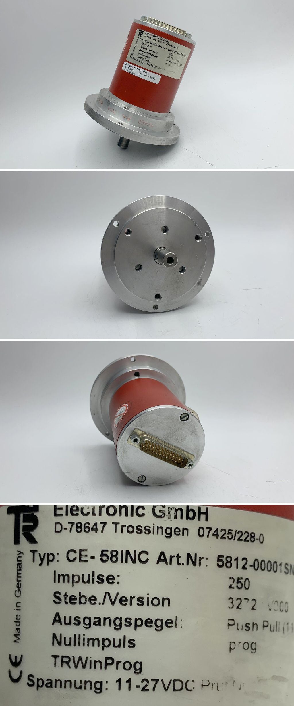 LK1319 Encoder Drehgeber TR Electronic CE-58INC 12mm