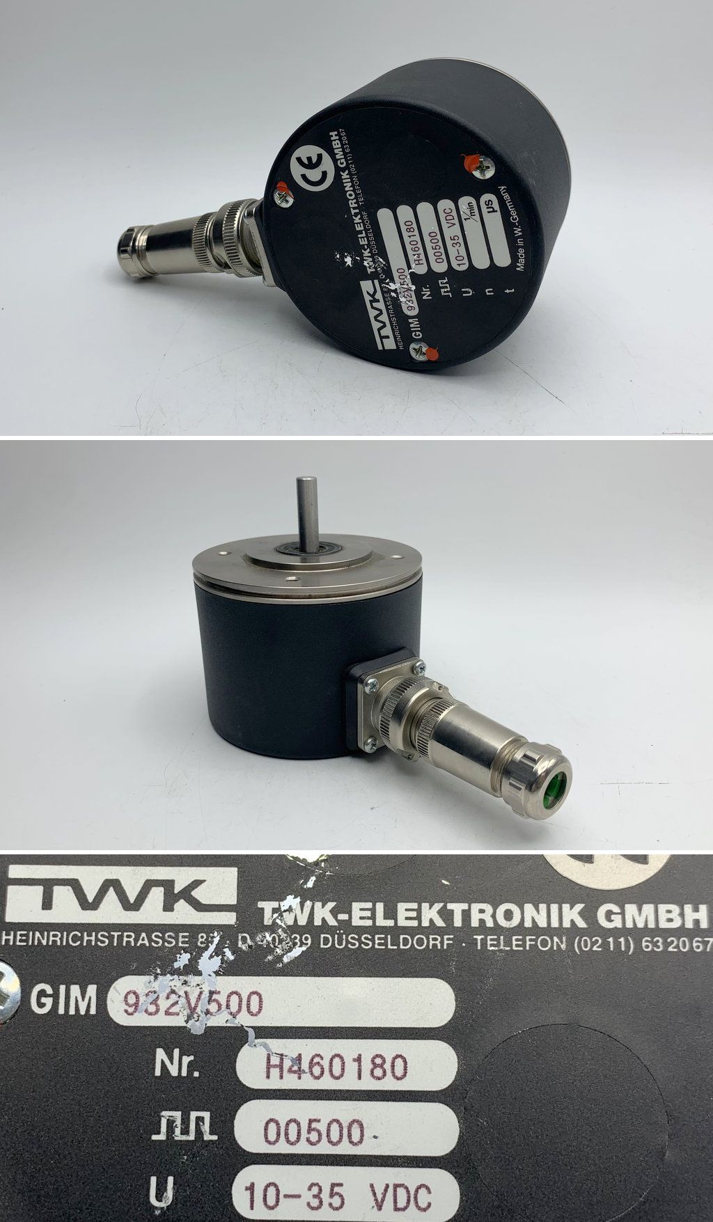 LK1322 Encoder Drehgeber TWK Electronik GIM932V500 H460180 8mm