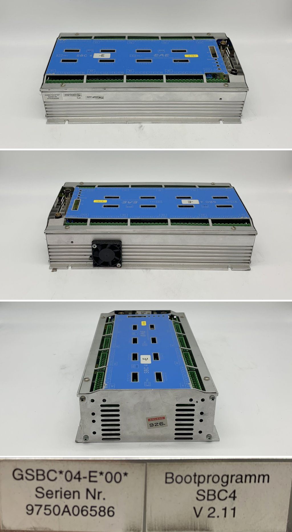 LK1664 Ewert Ahrensburg Electronic EAE SBC4 GSBC 04-E Version 2.11 ohne Stecker