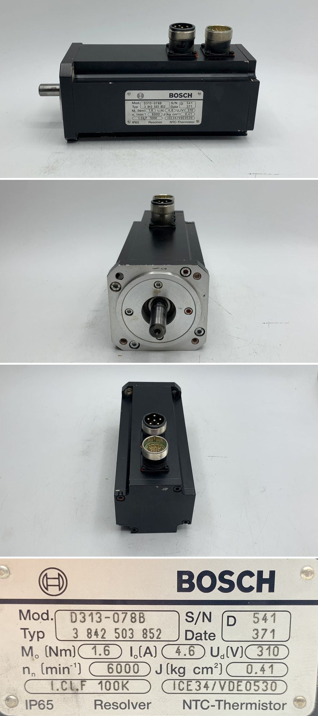 LK1738 Servomotor Elektromotor Bosch D313-078B 3842503852