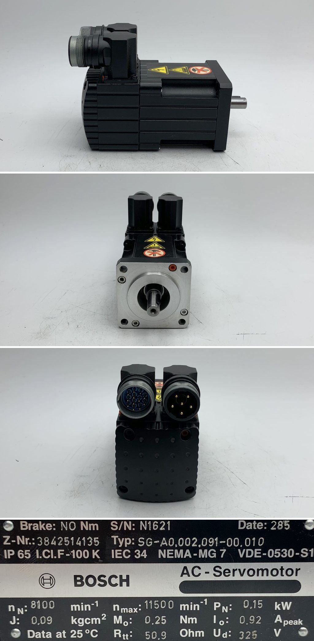 LK1743 Servomotor Elektromotor Bosch SG-A0.002.091-00.010 3842514135