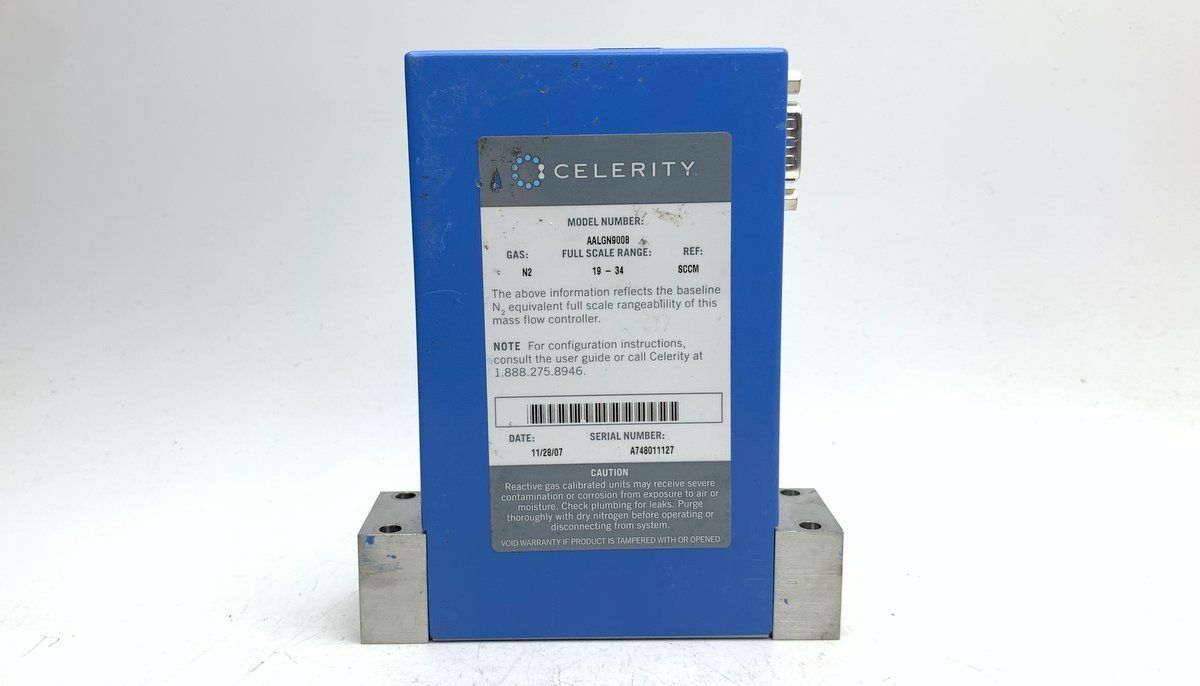 LK1798 Massenflussregler Mass Flow Controller Celerity AALGN9008 IN3XP 20sccm