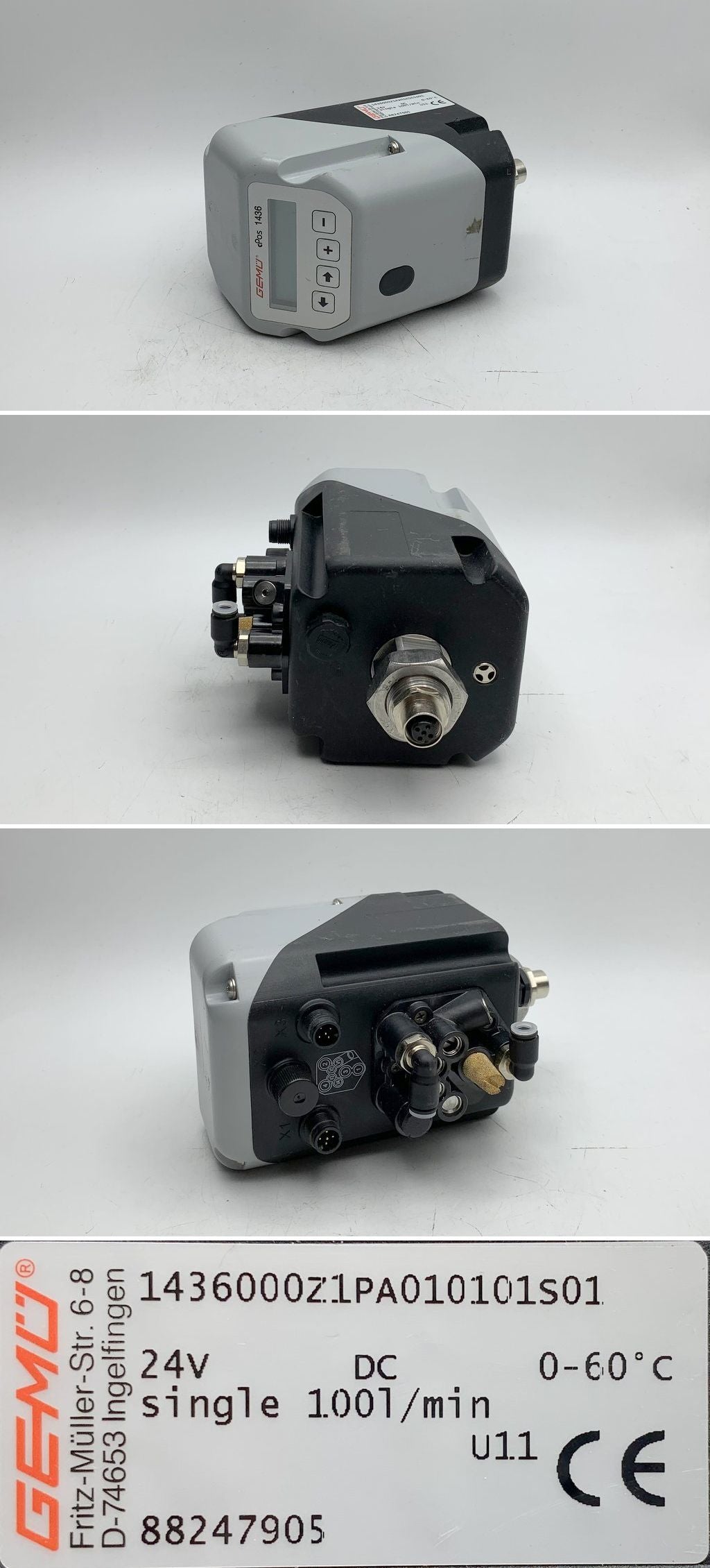 .LK1820 Prozessregler Gemü 1436000Z1PA010101S01 88247905 100l/min