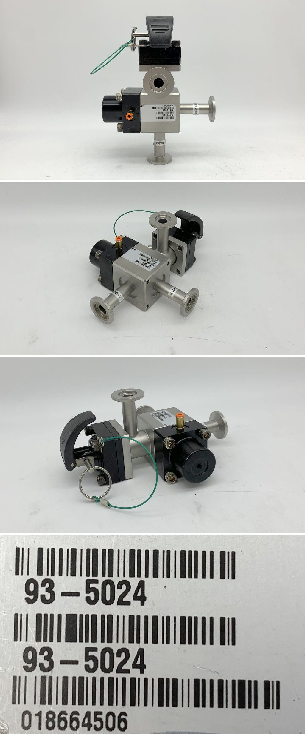 LK1880 High Vacuum Pneumatic Valve MKS 93-5024