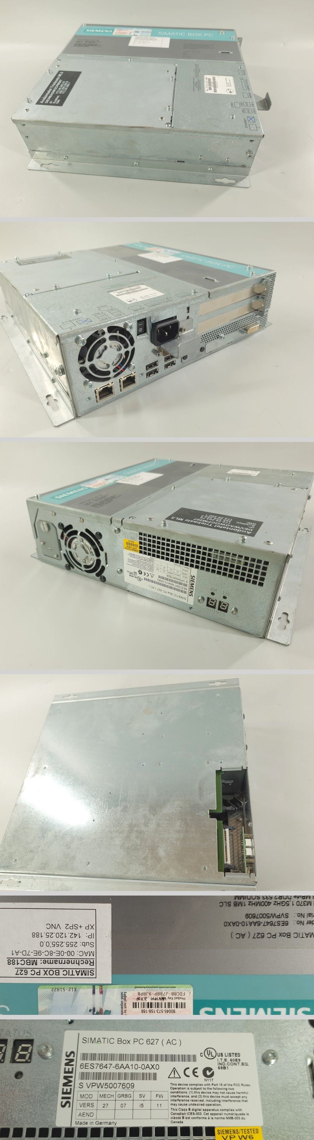 LK1945 Industrie PC Siemens 6ES7647-6AA10-0AX0 PC 627