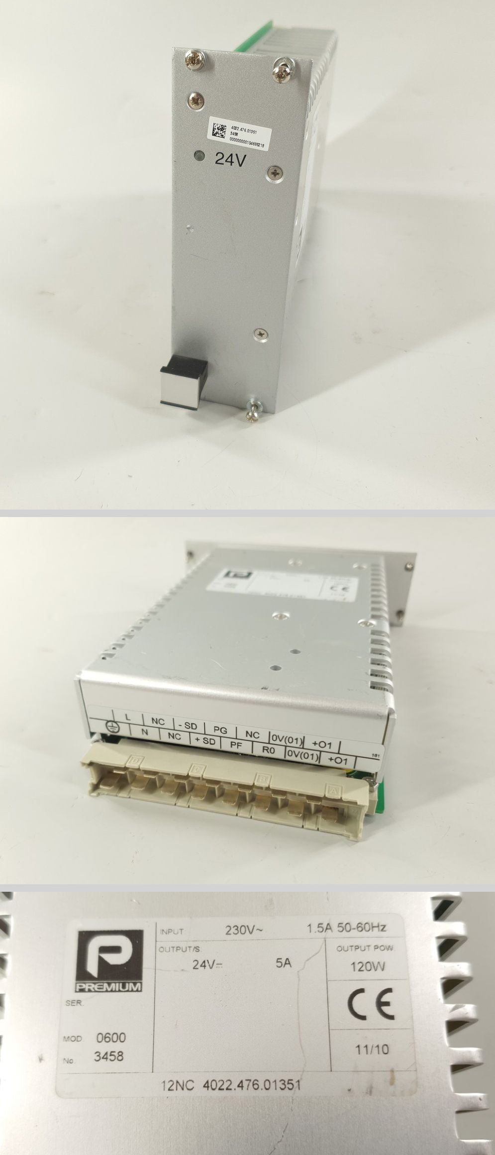 LK1948 Power Supply Premium 0600 12NC 4022.476.01351 230V AC 24V DC 5A