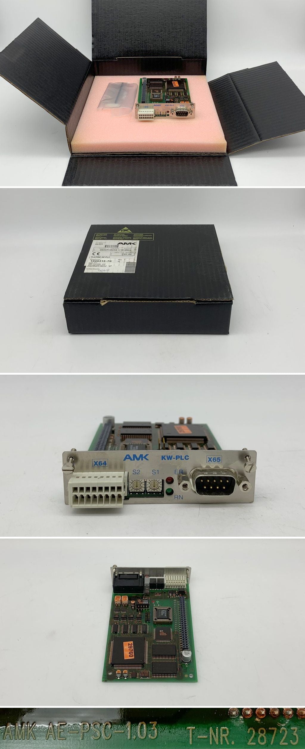 LK1959 Steuerkarte AMK KW-PLC AE-PSC-1.03 T-NR. 28723