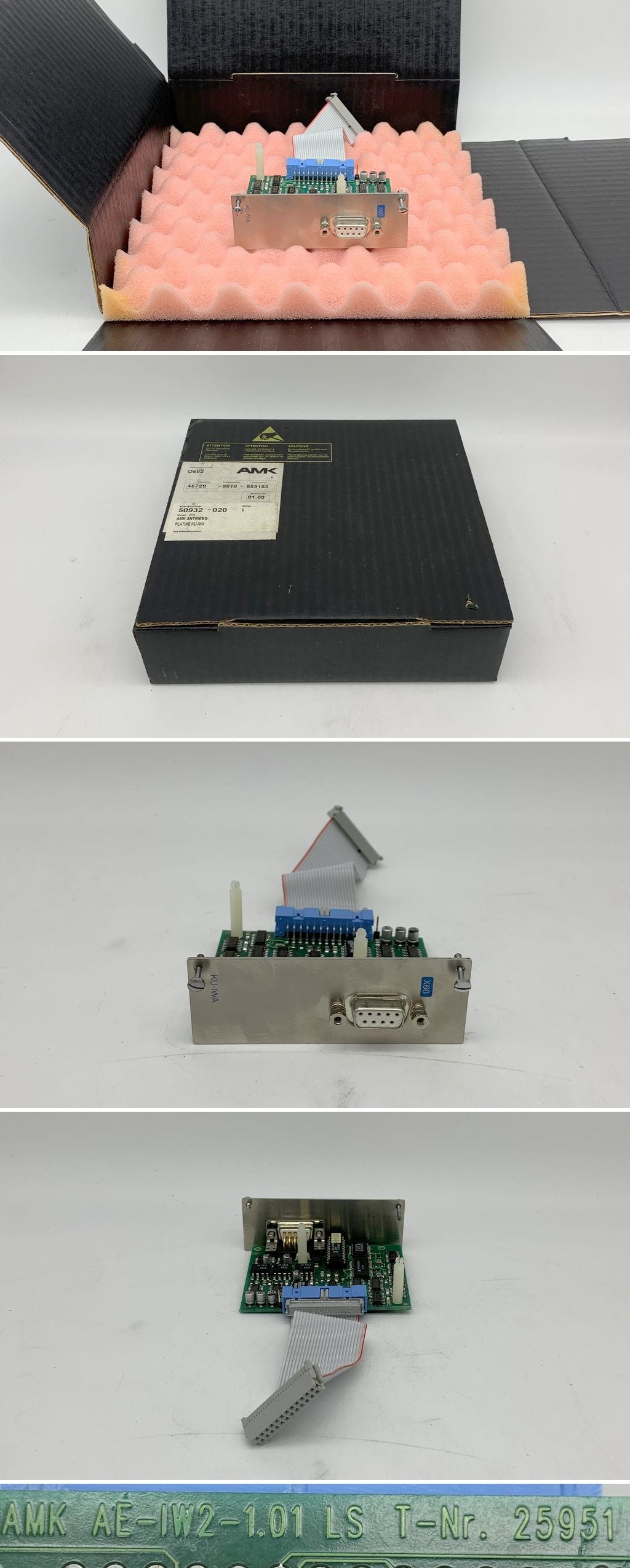 LK1961 Steuerkarte AMK KU-IWA AE-IW2-1.01 T-NR. 25951