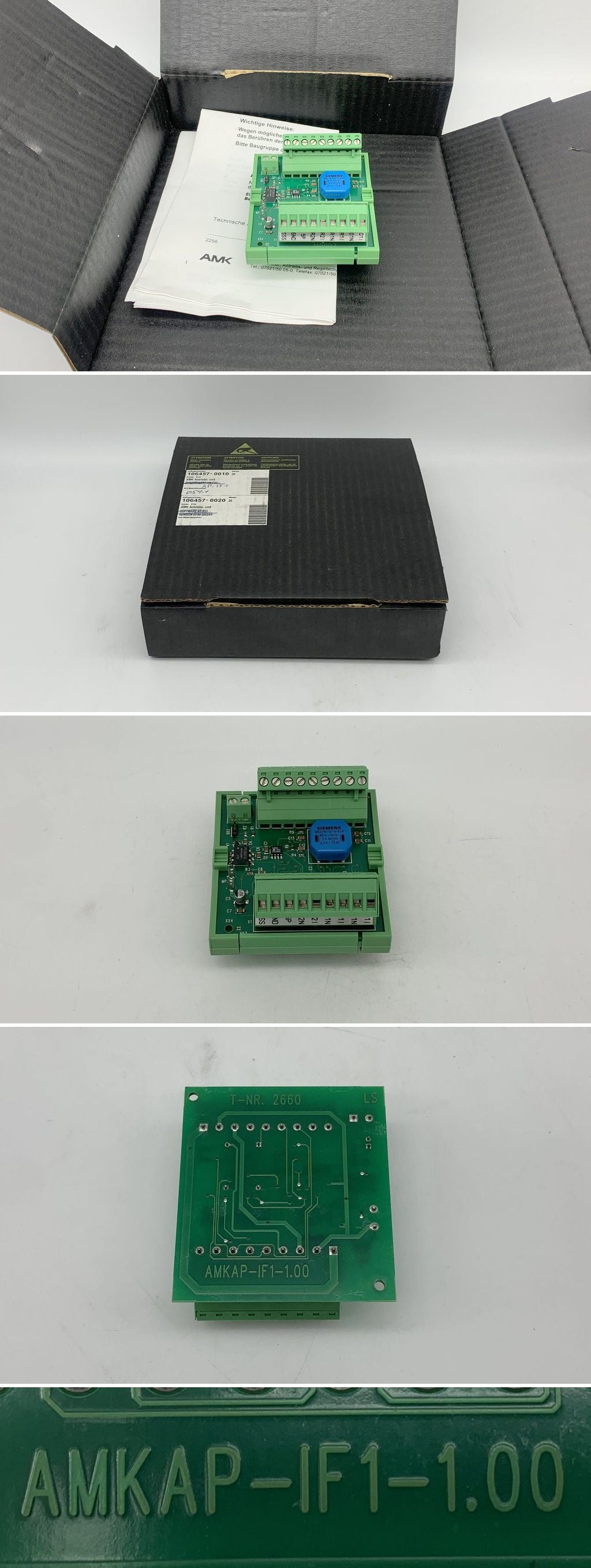 LK1964 Steuerkarte AMK AP-IF1 AP-IF1-1.00 T-NR. 2660