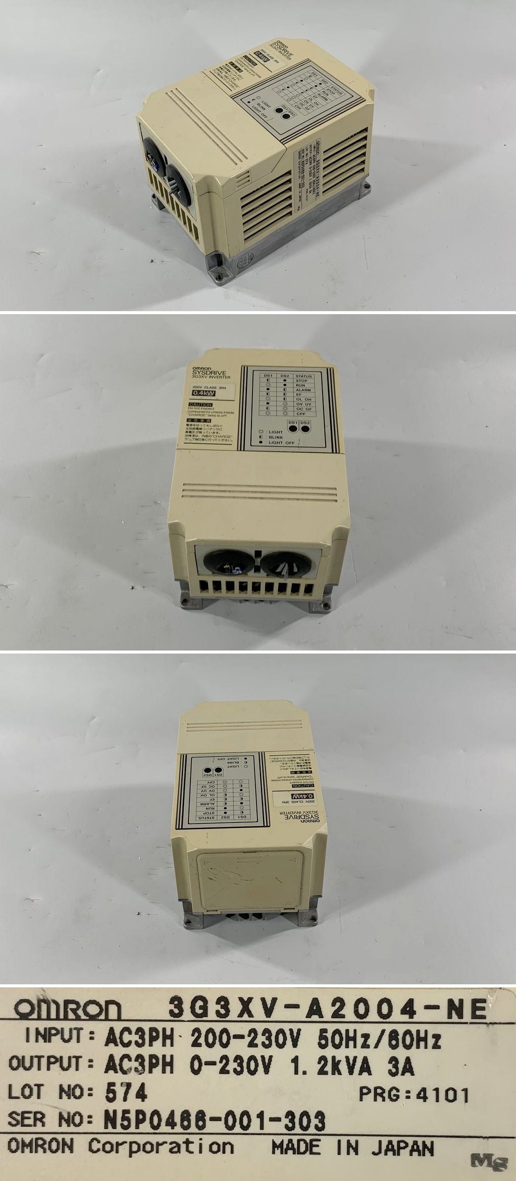 LK1995 Frequenzumrichter Omron 3G3XV-A2004-NE